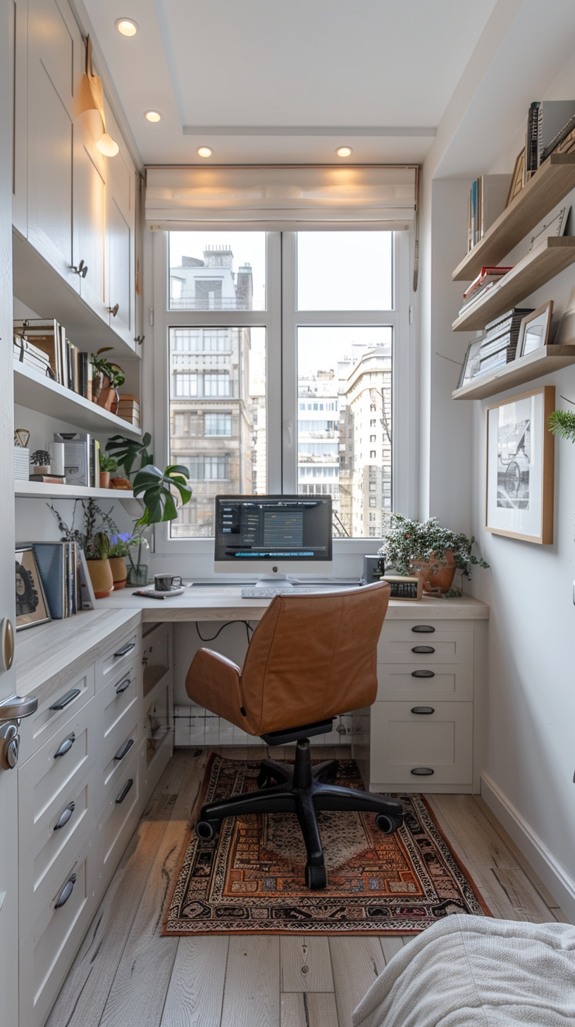 Efficient and Stylish: Creating a Home Office in a Small Space with Design and Organization Tips