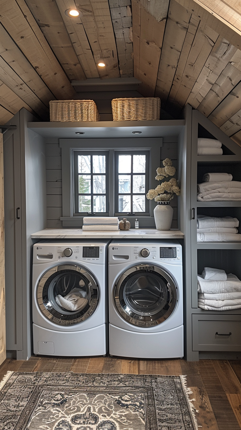 Efficient Solutions: Space-Saving Ideas for Small Laundry Areas